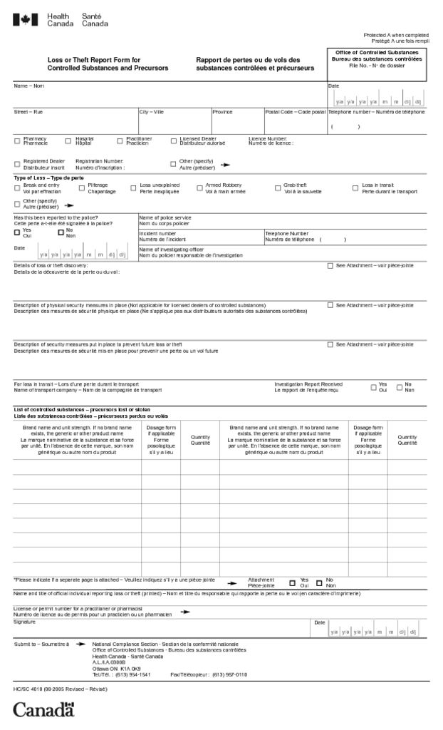 thumbnail of THEFT FORM