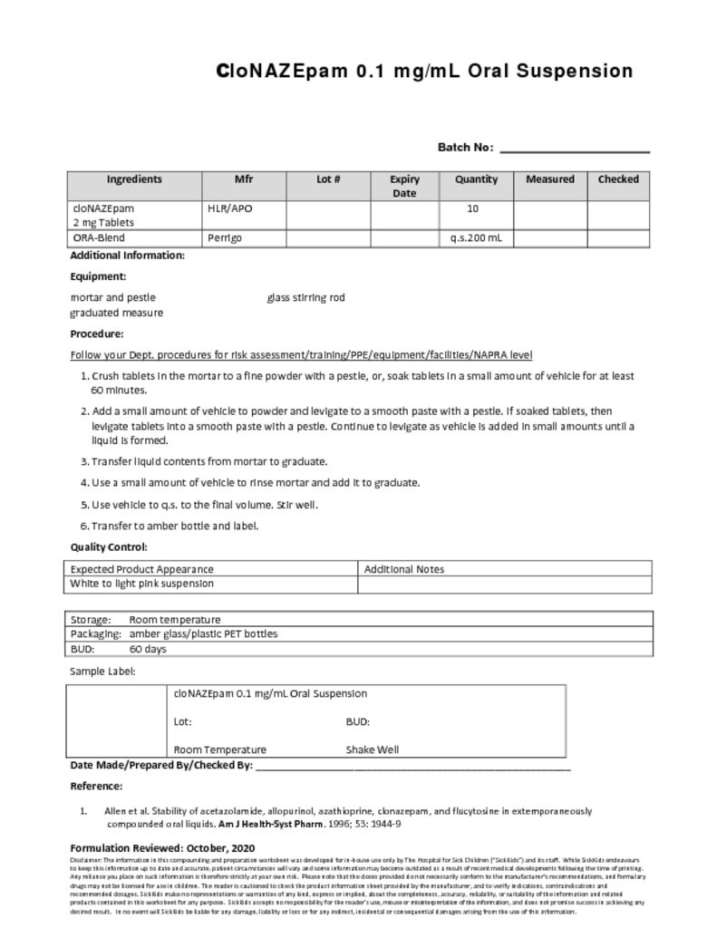 thumbnail of Clonazepam-0.1mgml-pharmacy-compounding-recipe