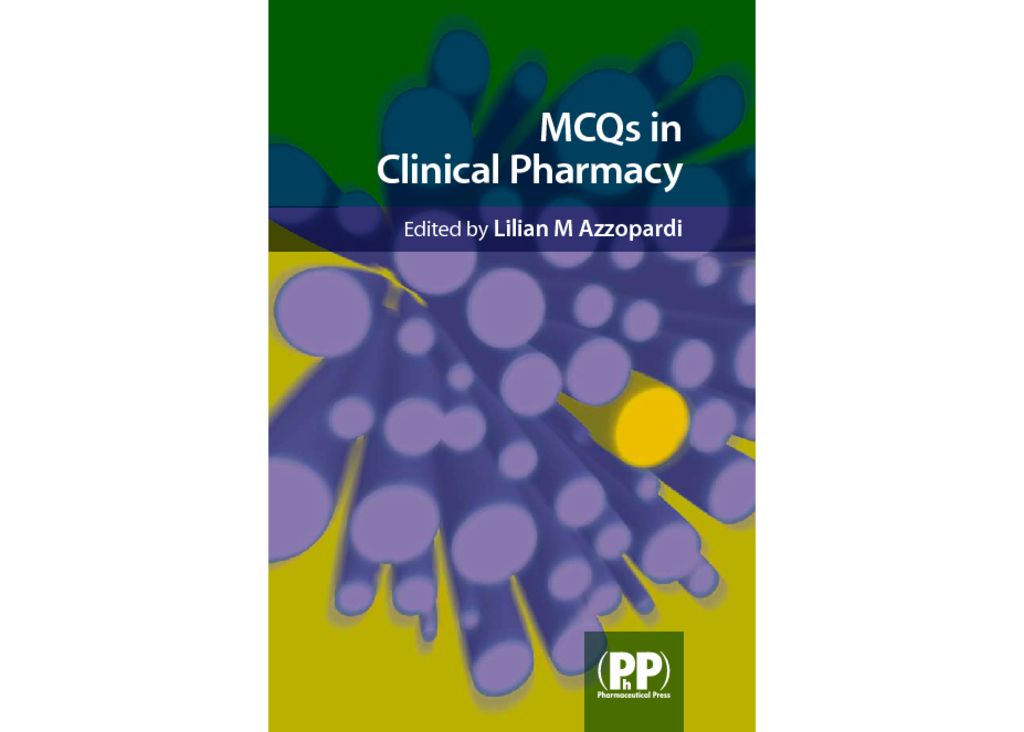 thumbnail of MCQs in Clinical Pharmacy ( PDFDrive )