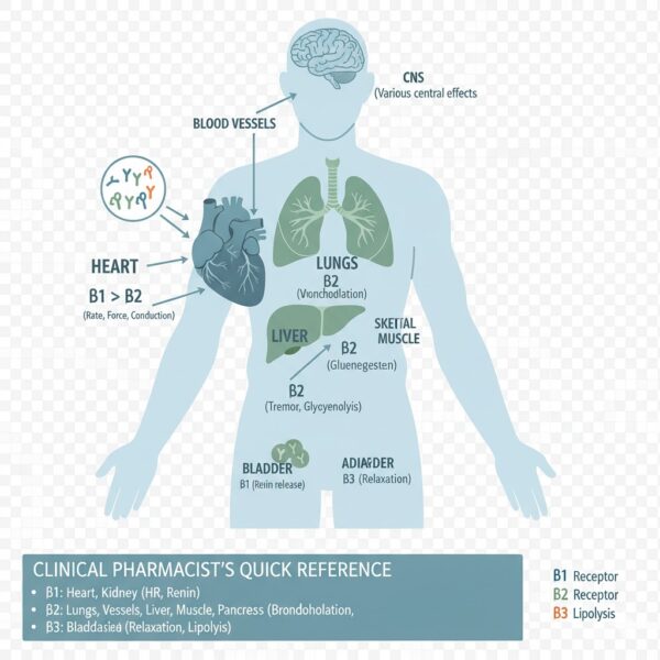 Beta-Adrenergic Receptors – ILLUSTRATED MEDICAL COURSES